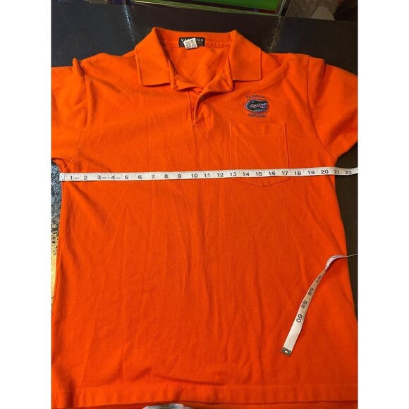 University of Florida Gator Logo Orange Collared Golf Shirt Sz M - Picture 6 of 9